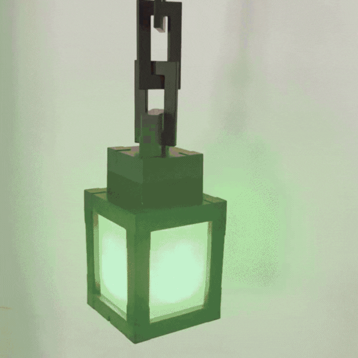 Lanterna Pixel Minecraft – Luce RGB 16 Colori con Telecomando USB