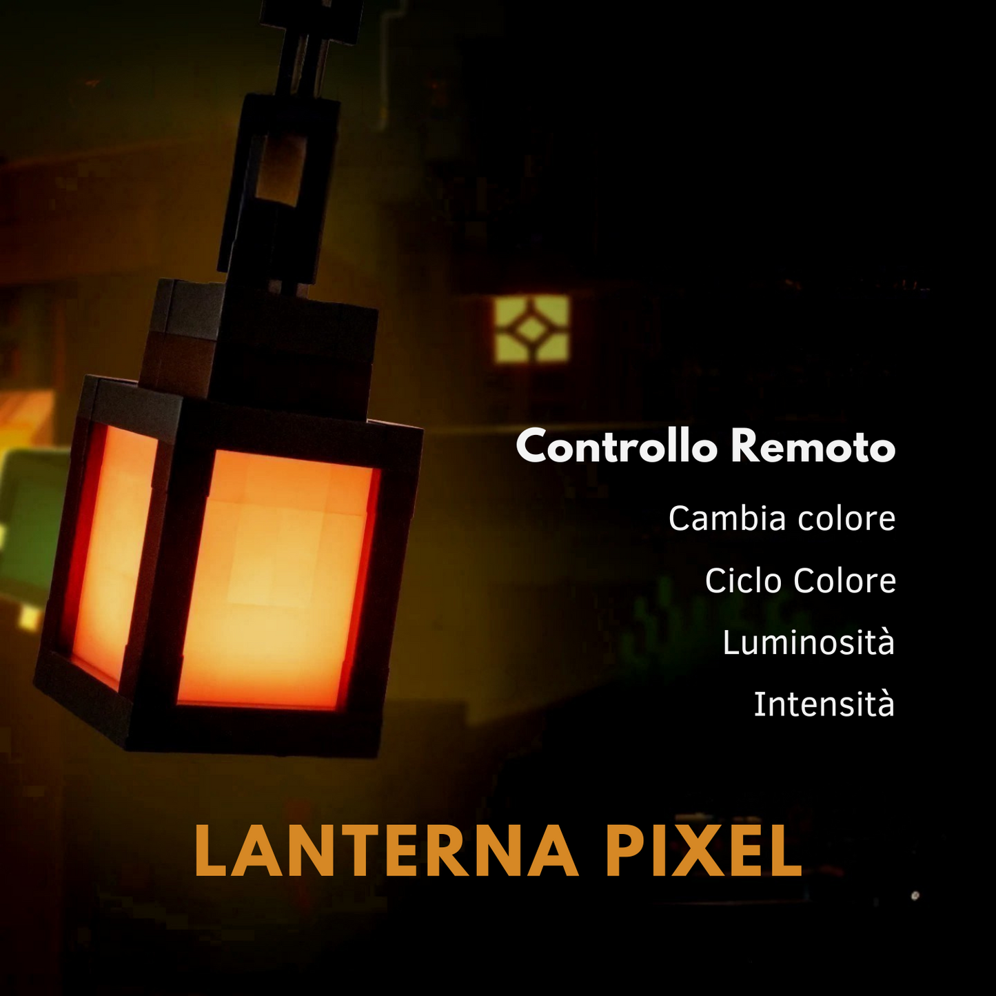 Lampada Pixel Minecraft