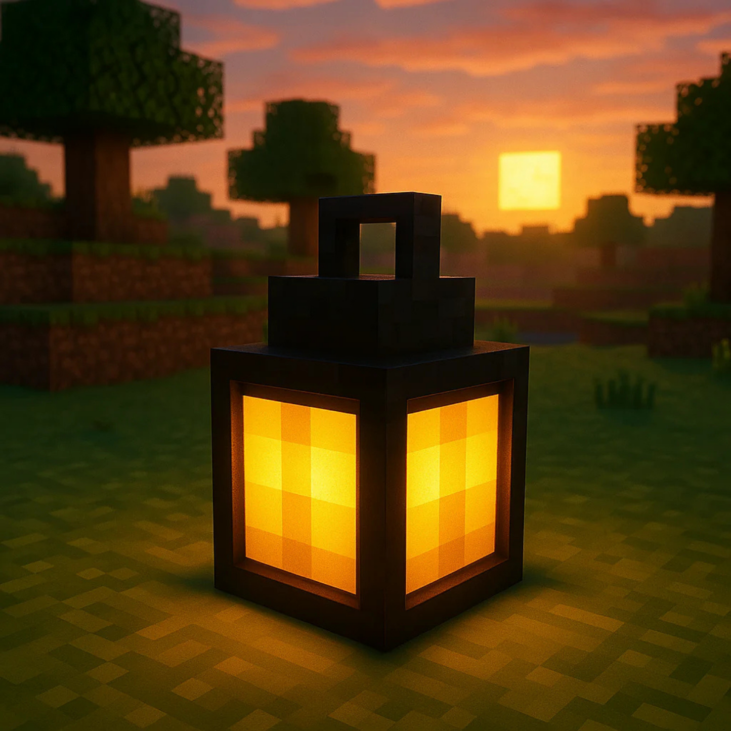 Lampada RGB Minecraft